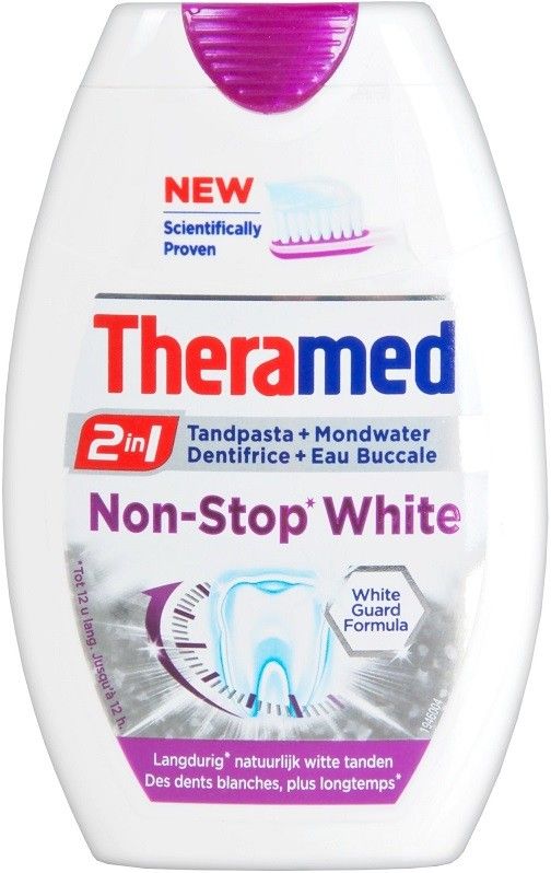 Theramed 2-in-1 Non-Stop White Toothpaste, 75 mL