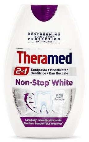 Theramed 2-in-1 Non-Stop White Toothpaste, 75 mL - Image 2