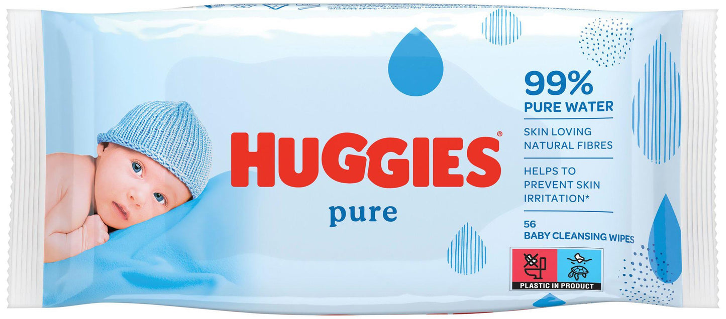 Huggies Pure Kids Wet Wipes, 56 pcs - Image 2