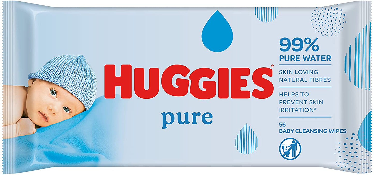 Huggies Pure Kids Wet Wipes, 56 pcs - Image 4