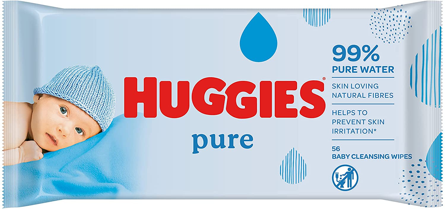 Huggies Pure Kids Wet Wipes, 56 pcs - Image 4