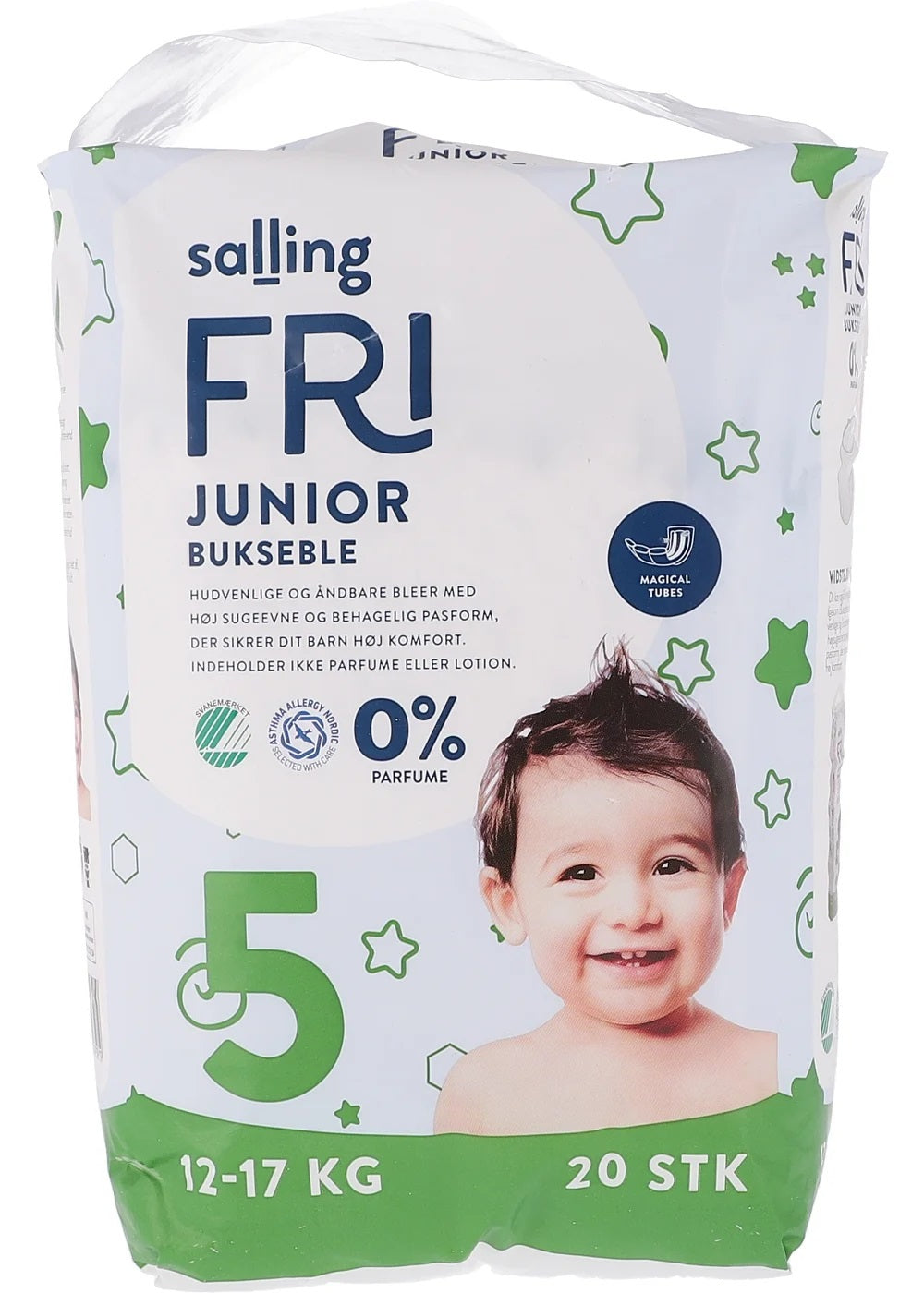 Salling FRI Size 5 Baby Pull-Up Diaper Pants, 12-17 kg, 20 pcs