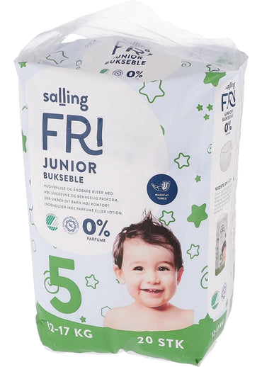 Salling FRI Size 5 Baby Pull-Up Diaper Pants, 12-17 kg, 20 pcs - Image 2