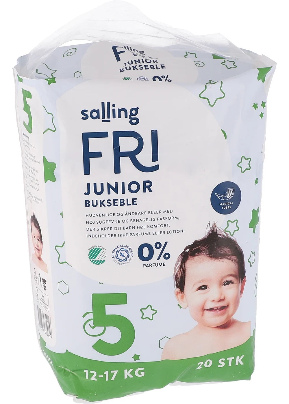 Salling FRI Size 5 Baby Pull-Up Diaper Pants, 12-17 kg, 20 pcs - Image 3
