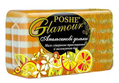 Poshe Glamour Orange Slices Eco Pack Bar Soap, 5 x 70 g
