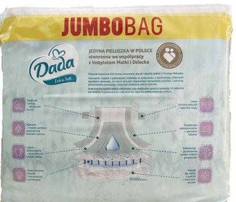 DADA Extra Soft Jumbo Bag Size 4 Baby Diapers, 7-16 kg, 82 pcs - Image 3