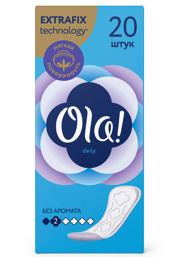 Ola! Daily Unscented Panty Liners, 20 pcs - Image 2