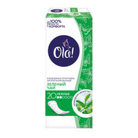 Ola! Daily Deo Green Tea Panty Liners, 20 pcs