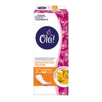 Ola! Daily Deo Golden Lily Panty Liners, 20 pcs