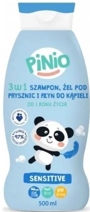 Pinio Sensitive Kids 3-in-1 Shampoo, 500 mL