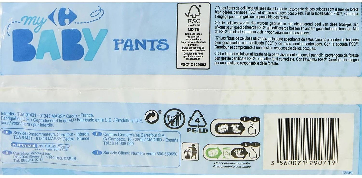 My Baby 4 Pull-Up Diaper Pants, 8-15 kg, 44 pcs - Image 4