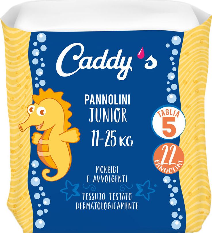 Caddy 5 Baby Diapers, 11-25 kg, 22 pcs