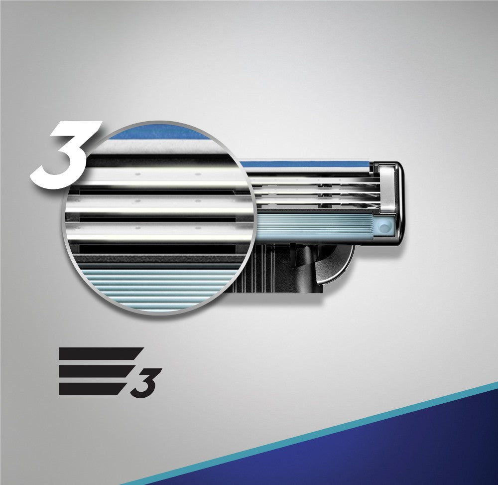Gillette Mach3 Start Razor with 2 Replacement Cartridges - Image 2