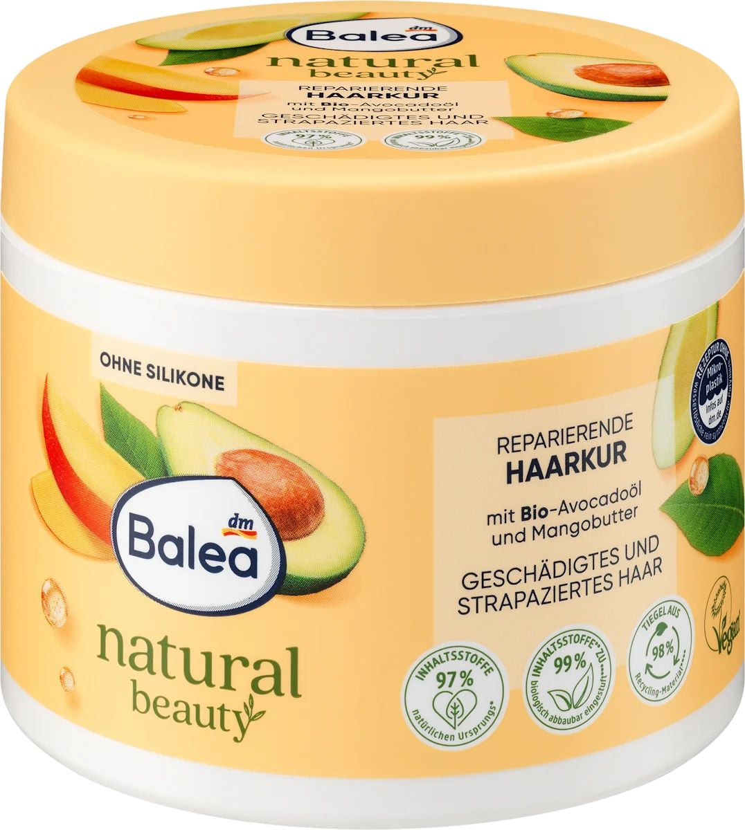 Balea Natural Beauty Hair Repair Mask, 300 mL