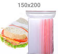 String Zip Bags, 15 x 20 cm, 100 pcs - Image 2
