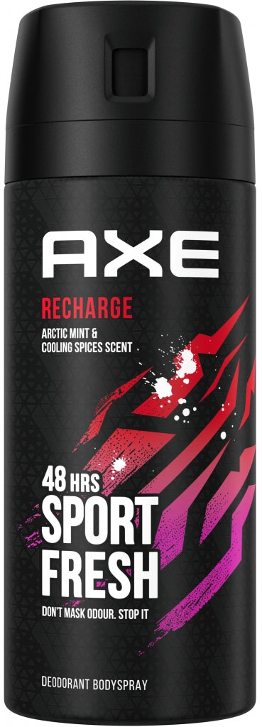 AXE Recharge Men's Deodorant Spray, 150 mL