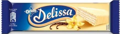Orion Delissa White Chocolate Wafers with Vanilla Flavor, 30 g
