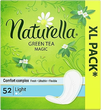 Naturella Green Tea Magic Light Panty Liners, 52 pcs