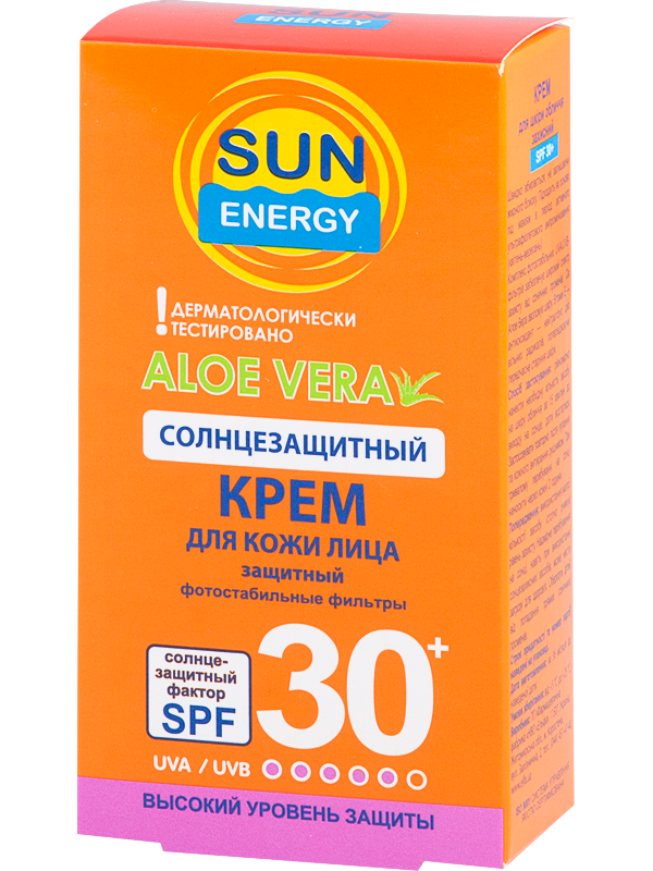 Elfa Sun Energy Face Sunscreen Cream SPF 30, 30 mL