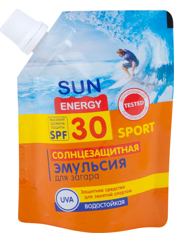 Sun Energy Sport Tanning Emulsion SPF 30, 90 mL