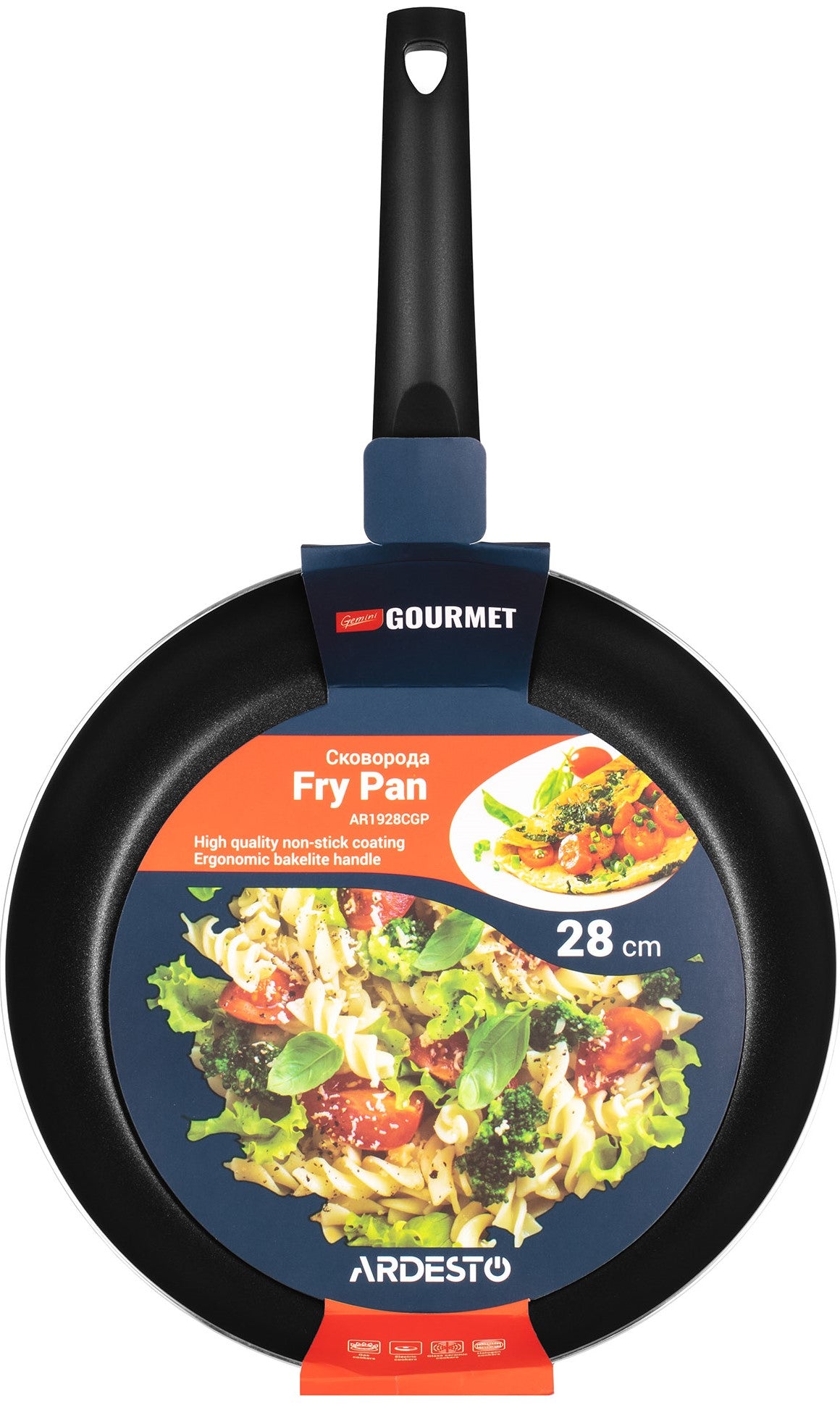 Ardesto Gourmet Portofino AR1928CGP Frying Pan, 28 cm