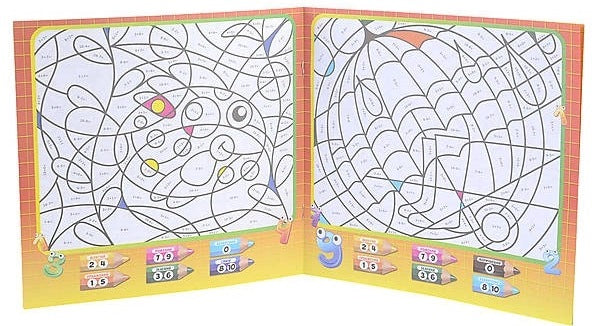 Apelsyn RM-31 Solve Problems & Draw Kids Coloring Book, 12 Pages - Image 4
