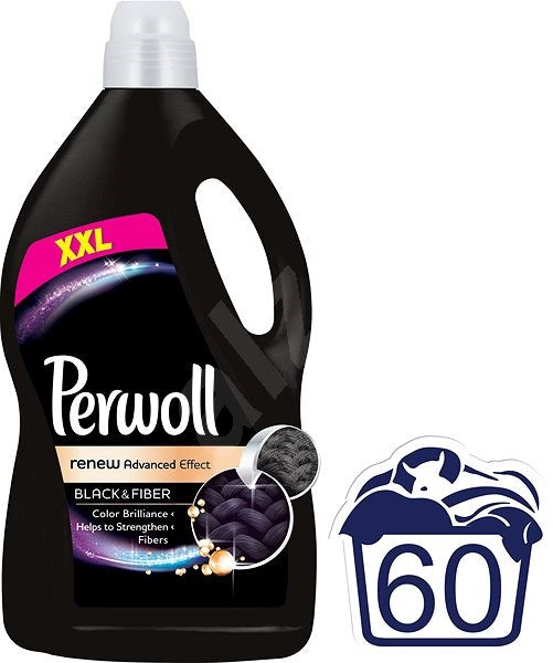 Perwoll Black Liquid Laundry Detergent, 3.6 L