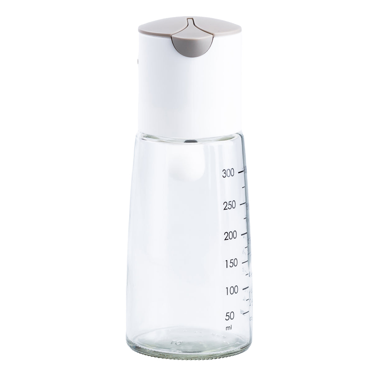 HP16297W Gray Oil & Vinegar Bottle with Gravity Lid, 300 mL - Image 2
