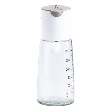 HP16297W Gray Oil & Vinegar Bottle with Gravity Lid, 300 mL - Image 2