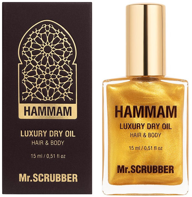 Mr. Scrubber Hammam Dry Oil for Hair & Body, 15 mL