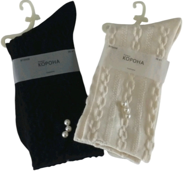 Korona BY5458 Women's Cashmere Socks, Size 36-41