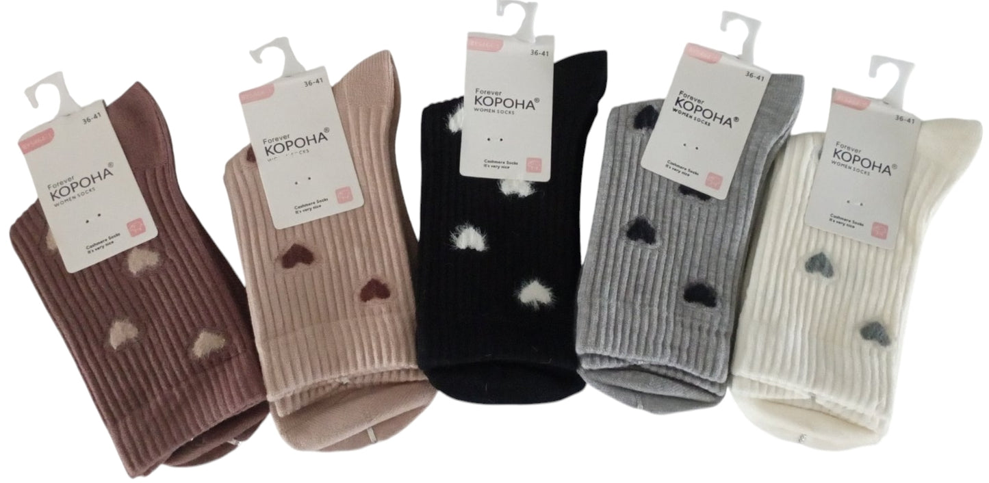 Korona BY5464 Women's Cashmere Socks, Size 36-41