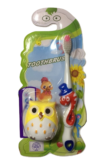 Kids Toothbrush with Pencil Sharpener, Model 2786