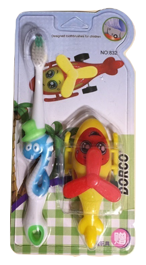 Kids Toothbrush with Helicopter, Model 832