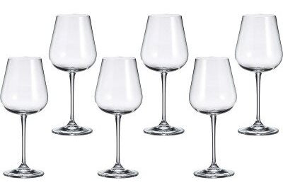 Bohemia Strix Wine Glass Set, 450 mL, 6 pcs