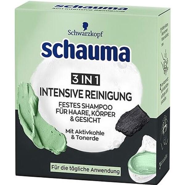 Schauma Intensive Cleansing 3-in-1 Solid Hair, Body & Face Shampoo, 60 g - Image 2