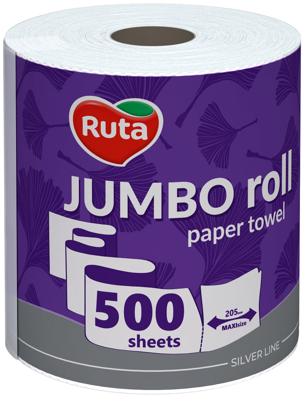 Ruta Jumbo Roll Paper Towel, 2-Ply, 500 Sheets