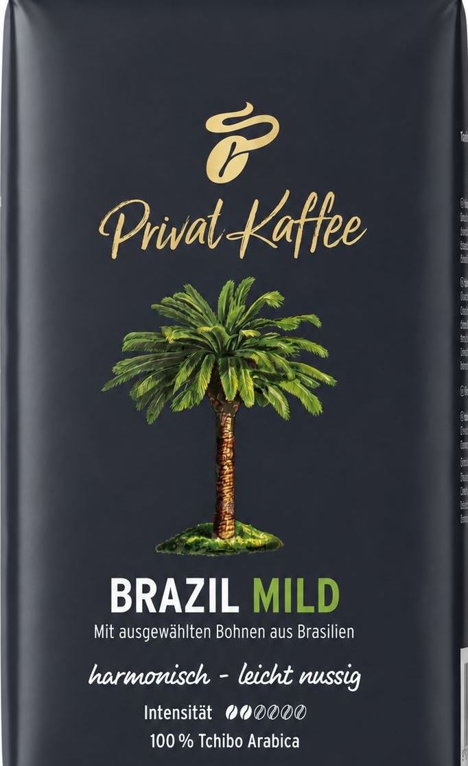 Tchibo Private Brazil Mild Coffee Beans, 500 g - Image 2