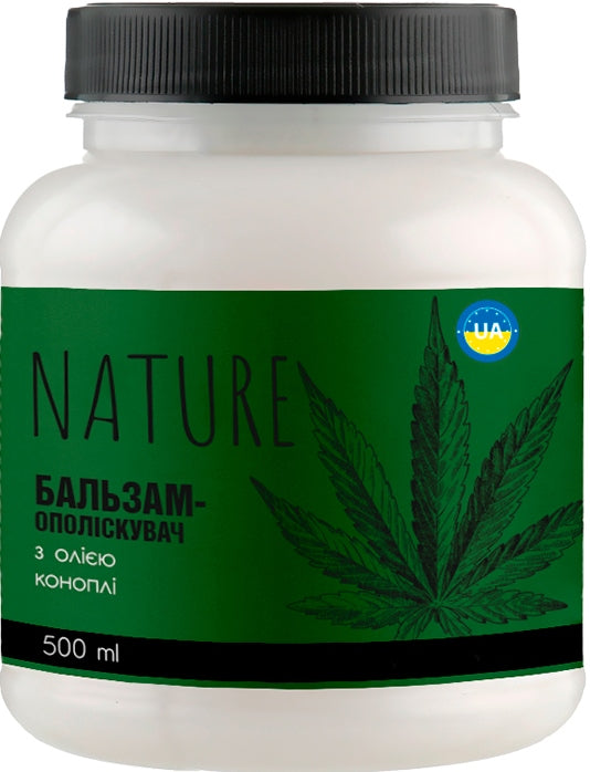 Bioton Nature Hemp Oil Hair Balm & Conditioner, 500 mL