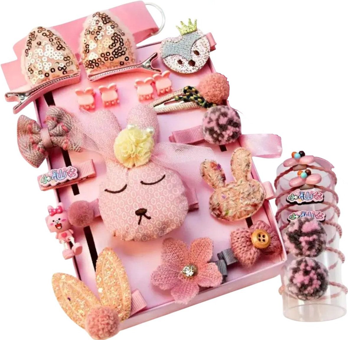 Ma Vie Mari Fairy A Kids' Hair Tie & Hair Clip Set