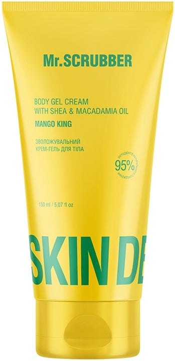 Mr.Scrubber Skin Delights Mango King Moisturizing Body Cream Gel, 150 mL