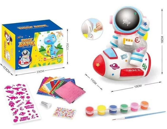 Astronaut Piggy Bank A 8804 Craft Set