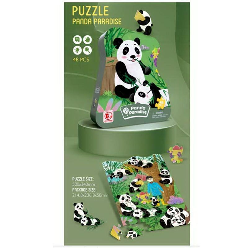 Hao Xiang 88725 Panda Puzzle, 48 Pieces