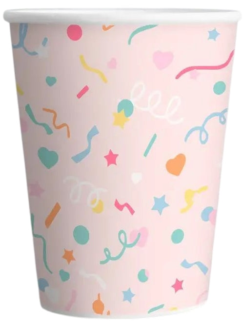 Confetti Paper Cups, 250 mL, 10 pcs