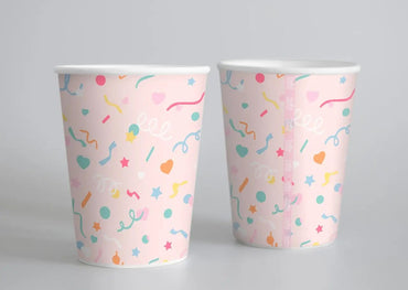 Confetti Paper Cups, 250 mL, 10 pcs - Image 2