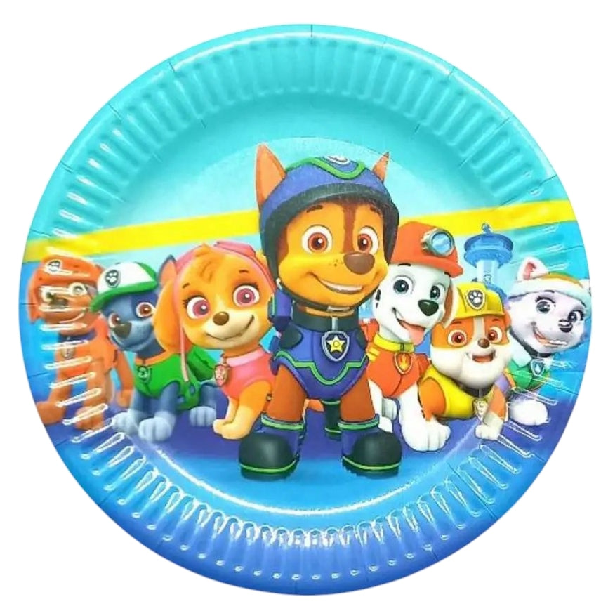 Paw Patrol Paper Plates, 18 cm, 10 pcs