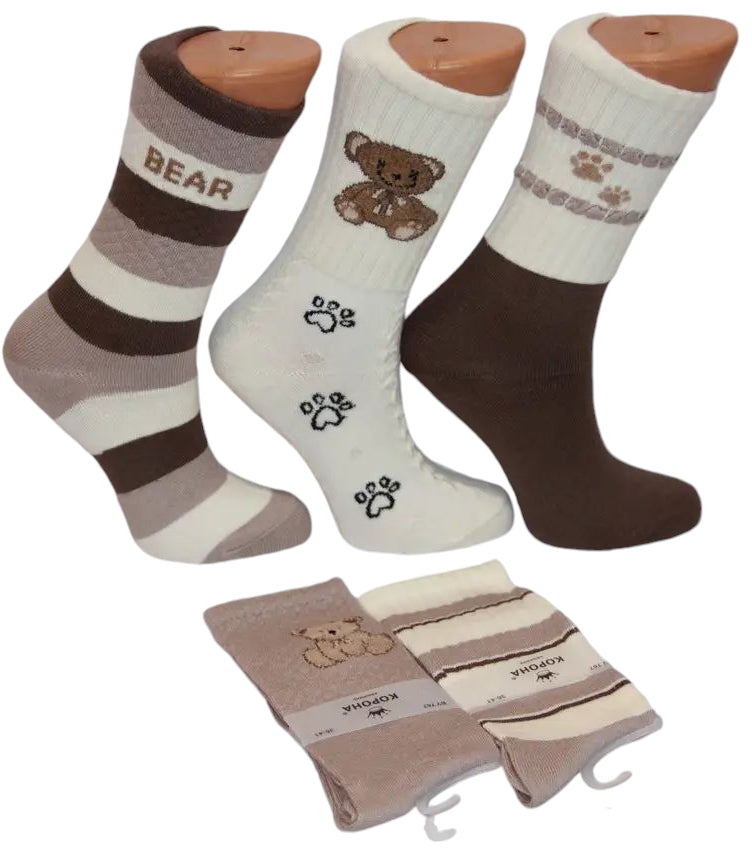 Korona BY767 Women's Cashmere Long Socks, Size 36-41