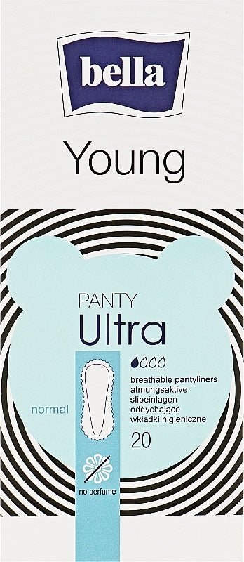 Bella Panty Ultra Young Panty Liners, 20 pcs