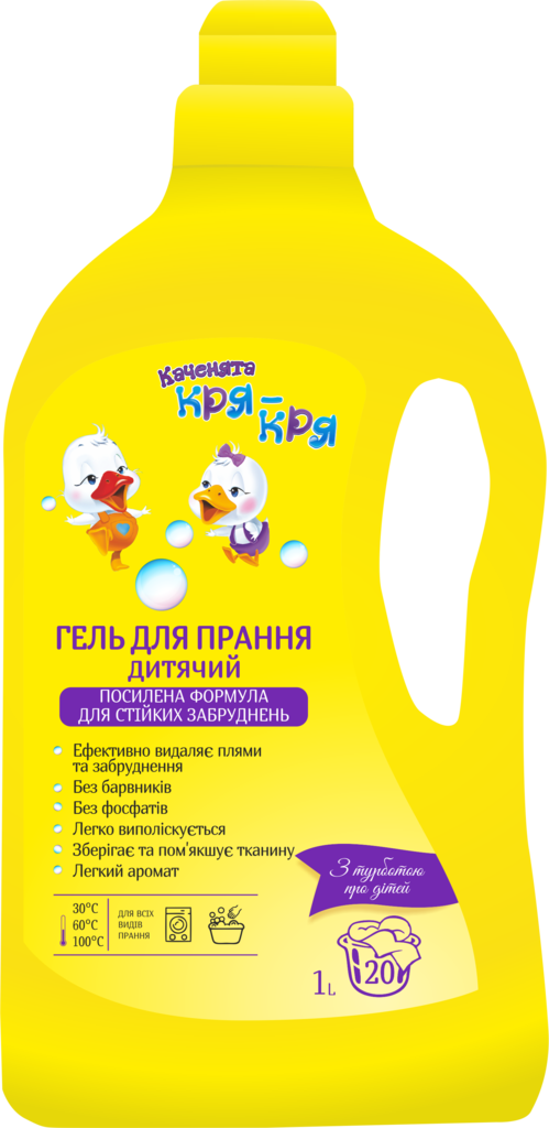 Krya-Krya Baby Universal Liquid Laundry Detergent, 1 L