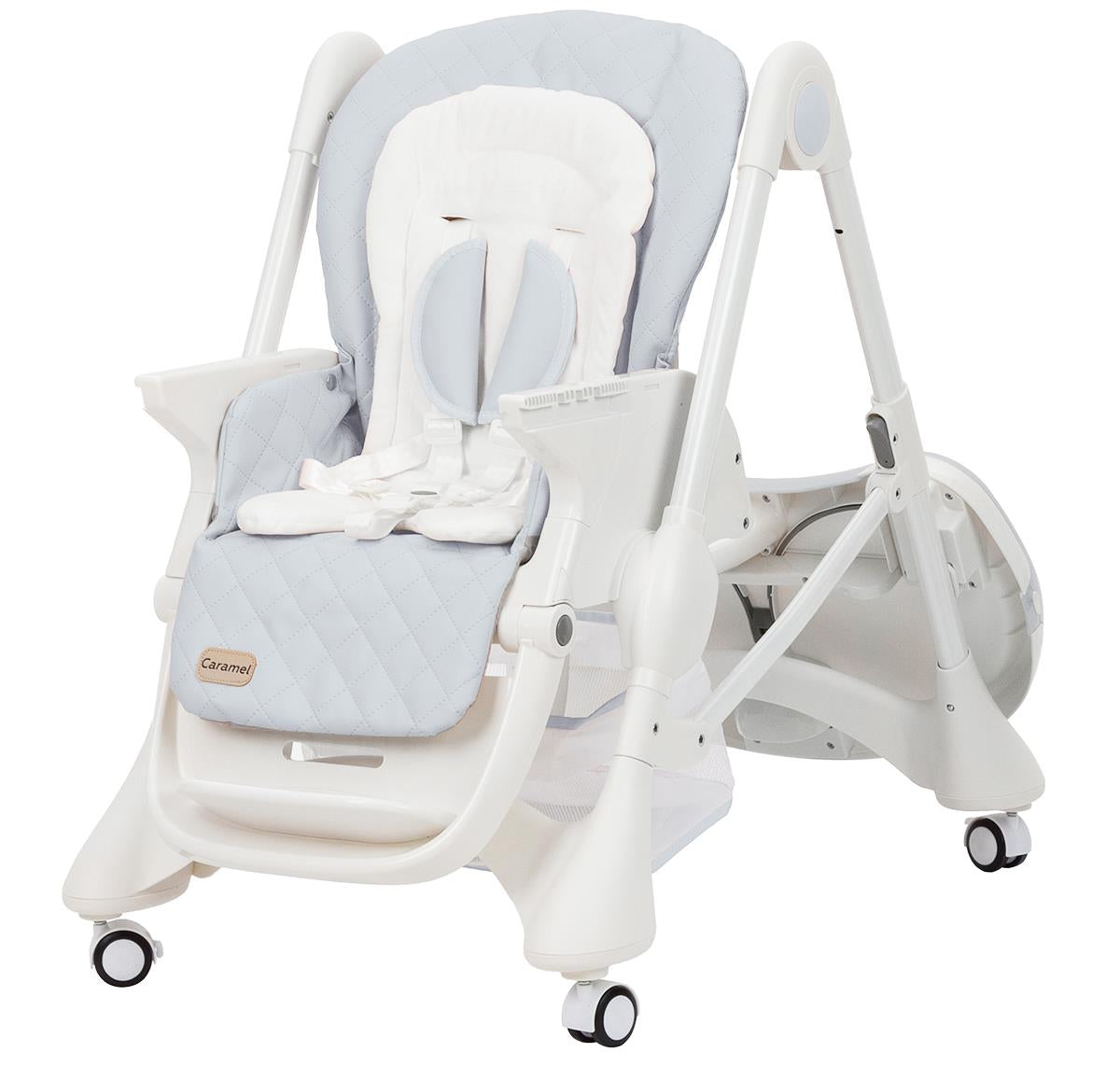 Carrello Caramel CRL-9501/3 Cloud Grey High Chair - Image 2